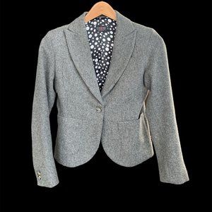 Women utility jacket,Japan School Jacket,Made in USA,Wool